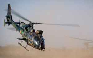 Les ravisseurs avaient été pris en chasse par un hélicoptère de l'armée française (photo Armée)