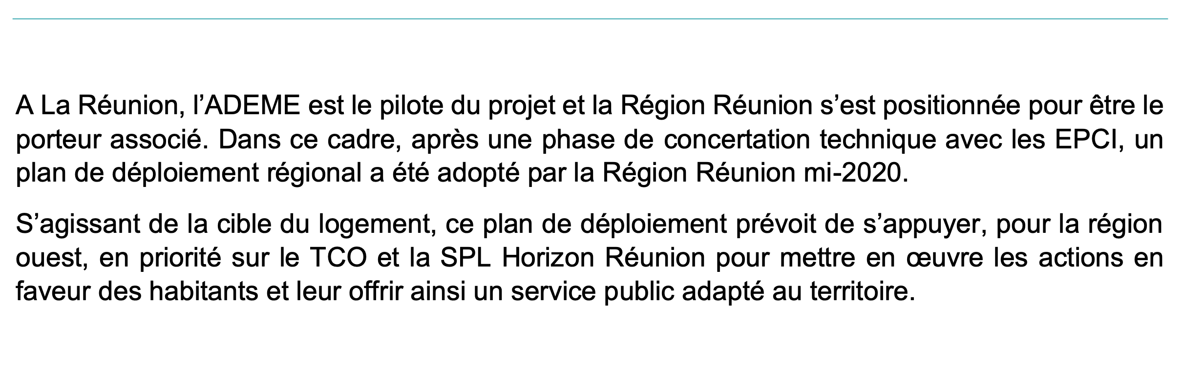 Signature de l'accord de principe entre la Région Réunion et le TCO pour le déploiement du Service d'Accompagnement à la Rénovation Énergétique (SARÉ)