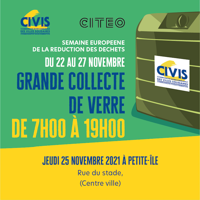 Concours de collecte de verre de la CIVIS : Cap sur Petite-Ile