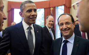 Barack Obama déroule le tapis rouge à François Hollande