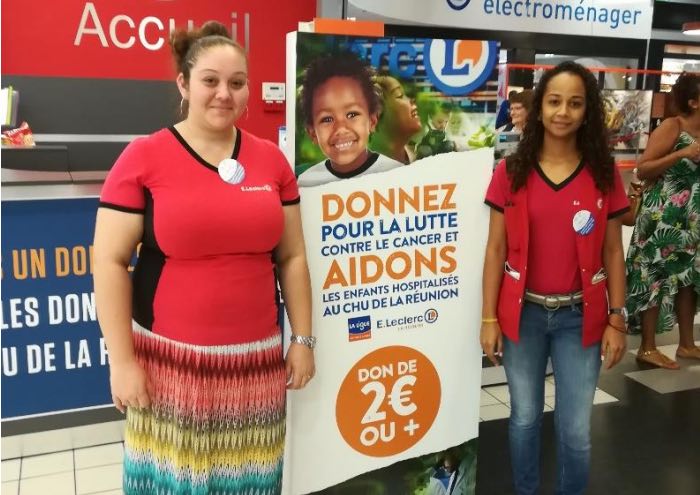 Lancement de l’opération "Tous unis contre le cancer" dans les magasins E.Leclerc de La Réunion