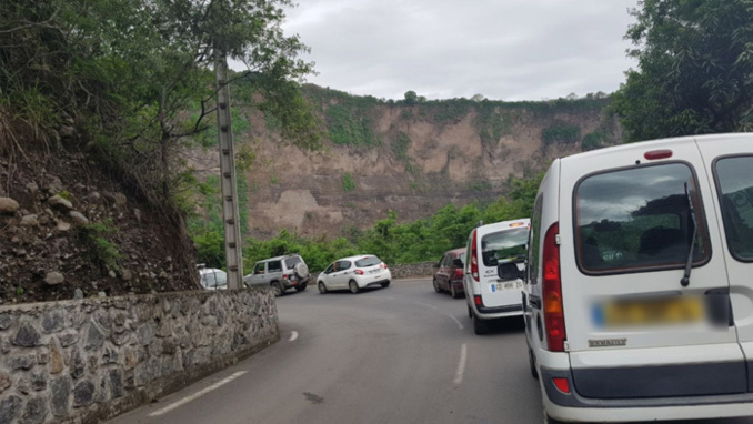 Route de Cilaos : Fermeture du radier fusible