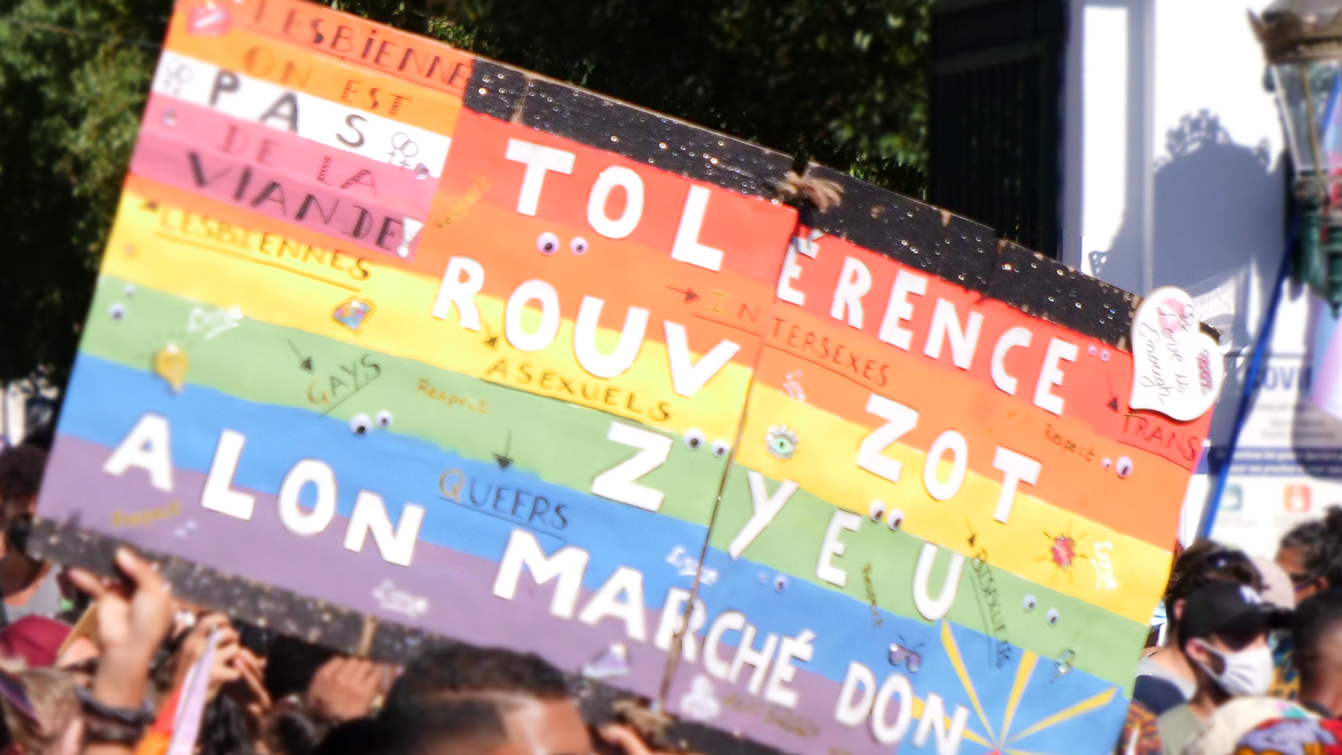  Marche des Visibilités LGBTQIA+ : “Kwir, fyèr é solidèr”