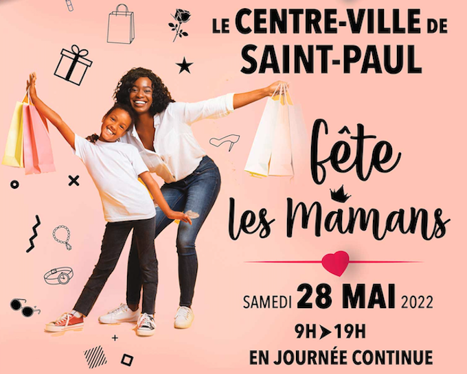 Le centre-ville de Saint-Paul fête les Mamans