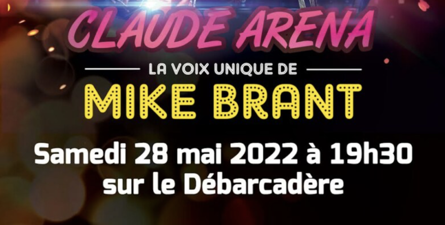 Venez écouter Claude Arena, la voix unique de Mike Brant au Débarcadère ce samedi 28 mai