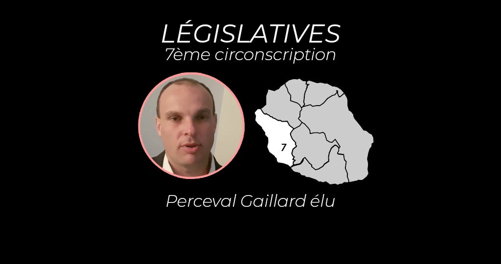 7e circonscription : Perceval Gaillard empêche le come back de Thierry Robert