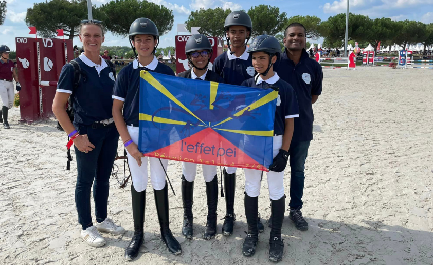 Equitation : L'équipe de La Réunion Jeunes championne de France