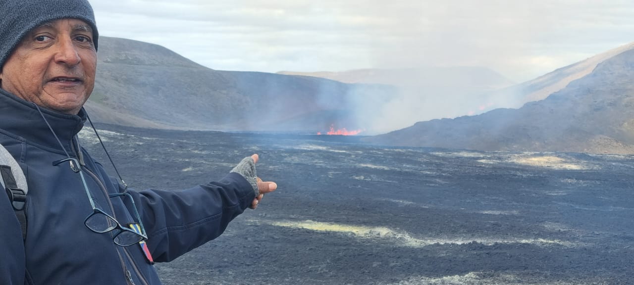 Eruption d'un volcan en Islande : Grâce à un Réunionnais sur place, vous l'apprenez avant les Islandais...
