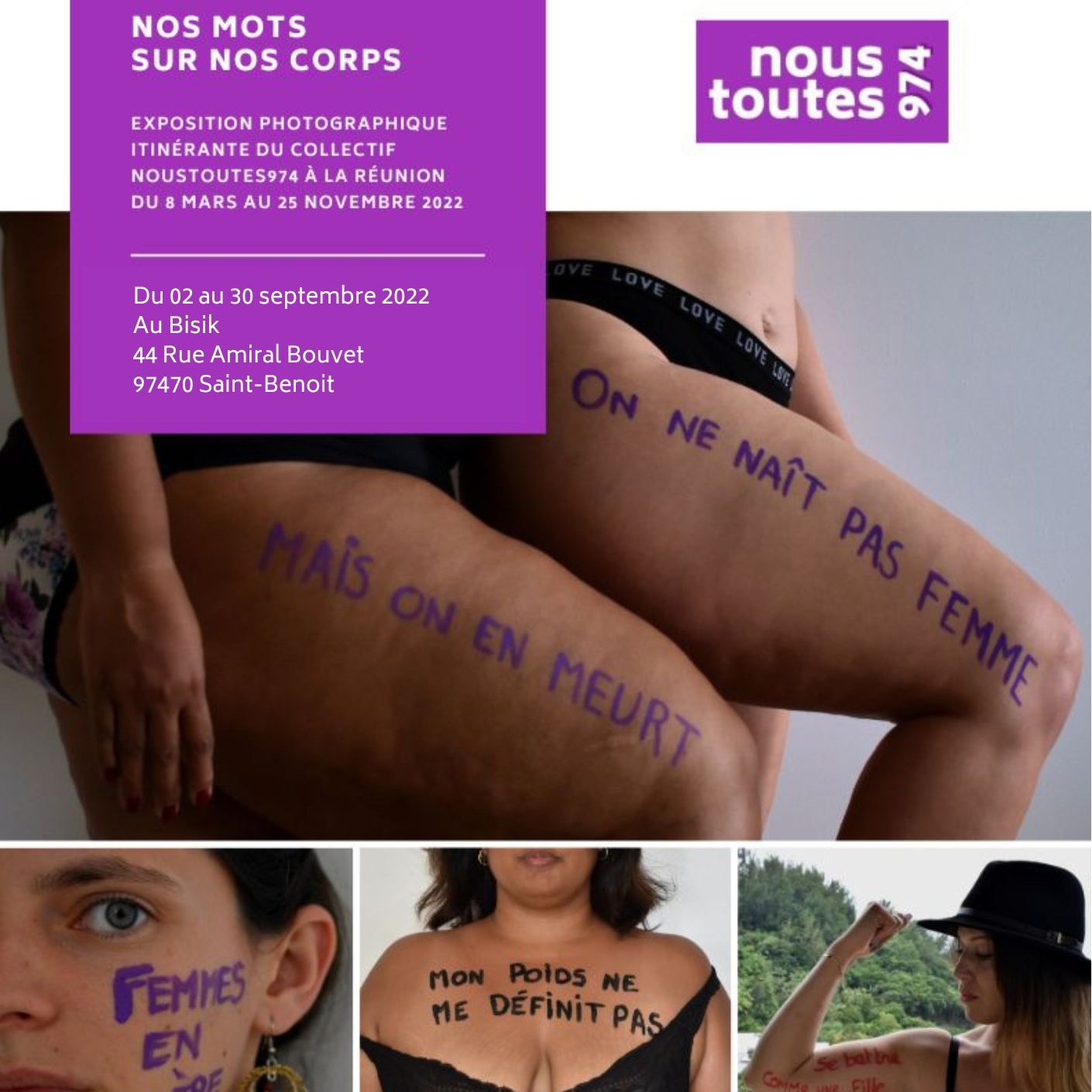 ​“Nos mots sur nos corps”, l’expo pour sensibiliser sur les violences sexistes et sexuelles