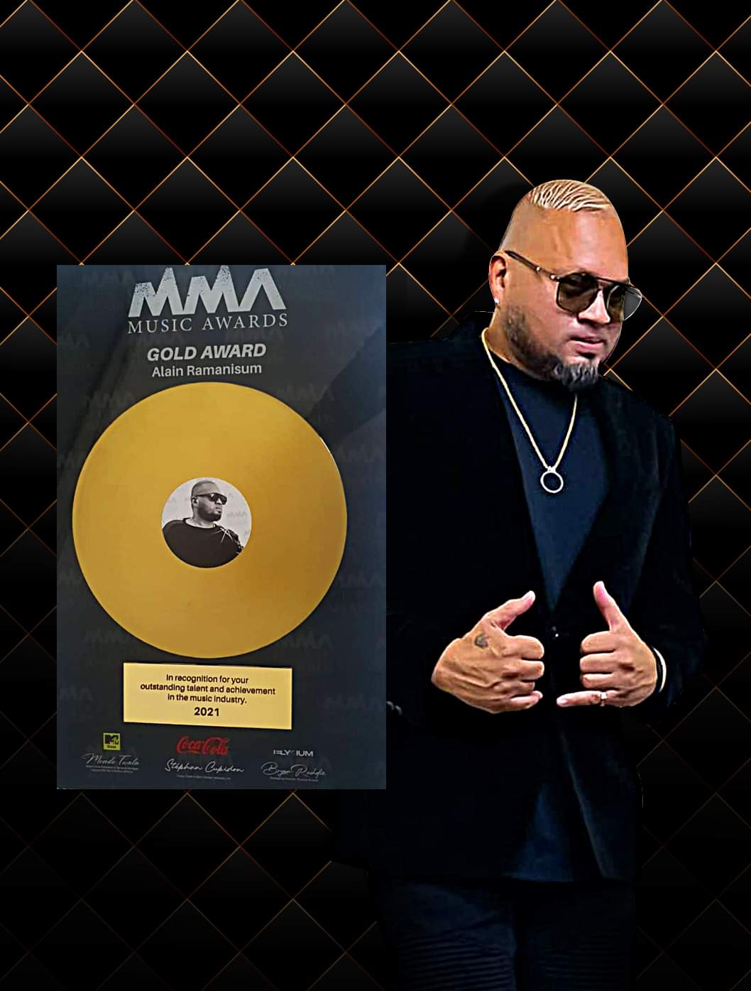 Le Gold Award pour Alain Ramanisum aux MMA