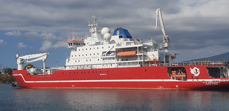 Visite du S.A. Agulhas II, navire océanographique sud-africain, au profit de la section océan Indien de la Fédération Nationale du Mérite Maritime
