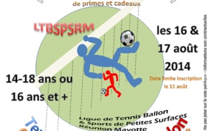 Tournoi Futsalon et Tennis-Ballon les 16 et 17 août: Fête patronale de la Commune de Ste-Marie