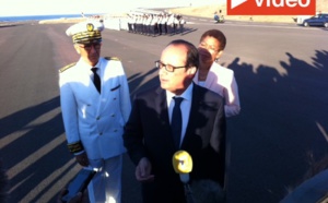 Les premières paroles de François Hollande à la Réunion