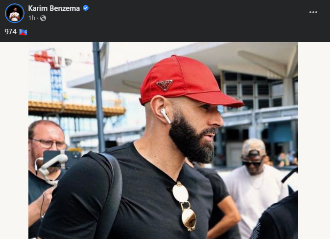 Karim Benzema annonce au monde entier sa présence à La Réunion
