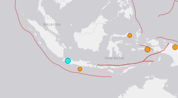 Indonésie : Un séisme de magnitude 5,8 secoue l'île de Java