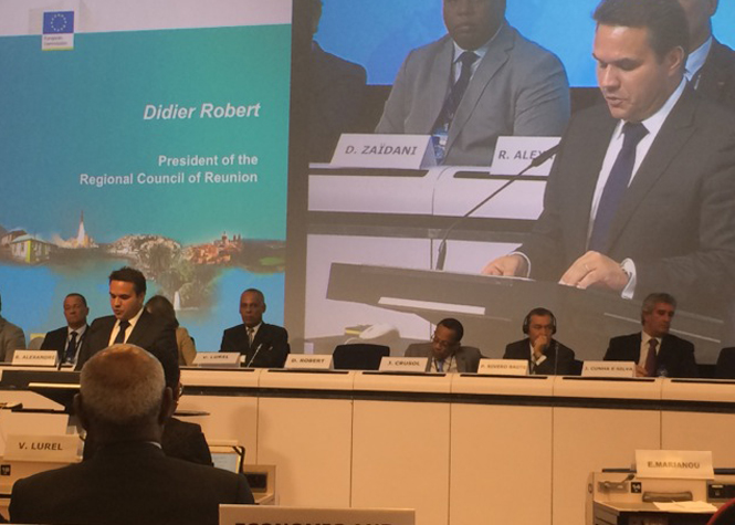 Forum des RUP à Bruxelles: D. Robert propose un fonds régional d'investissement pour les entreprises