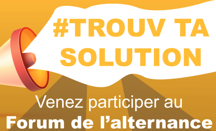 #TrouvtaSolution : Participez au Forum de l’alternance organisé par la MIO