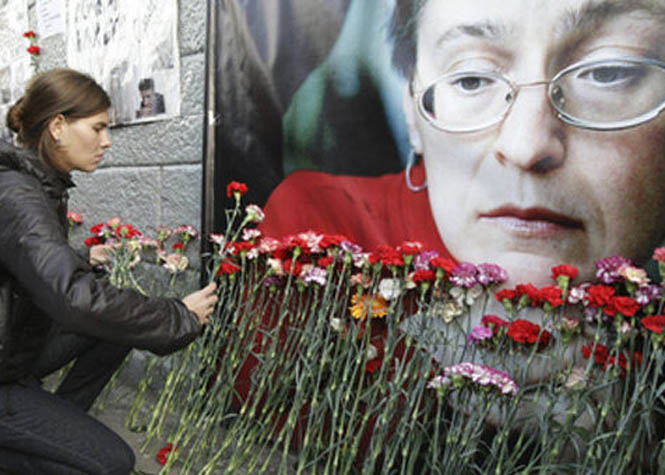 Anna Politkovskaïa a été abattue devant son domicile en 2006