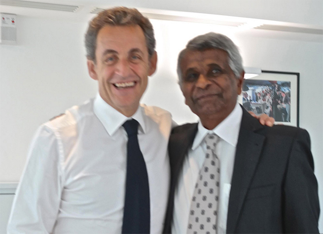 Joseph Sinimalé évoque l'avenir de la Réunion avec Nicolas Sarkozy
