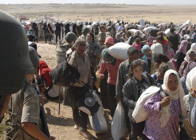 23.000 réfugiés syriens sont arrivés en Turquie