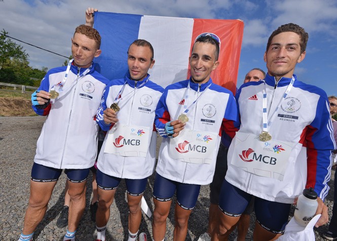 JIOI: La Réunion décroche sa 1ère médaille d'or au contre-la-montre cycliste
