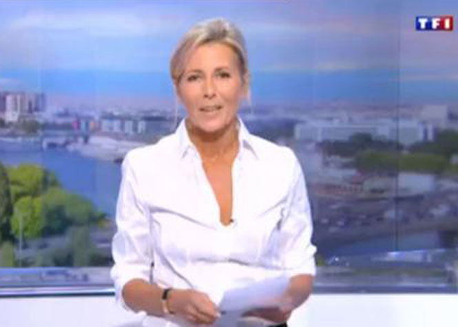 Le dernier JT de Claire Chazal bat le record d'audience du week-end du 20h de TF1