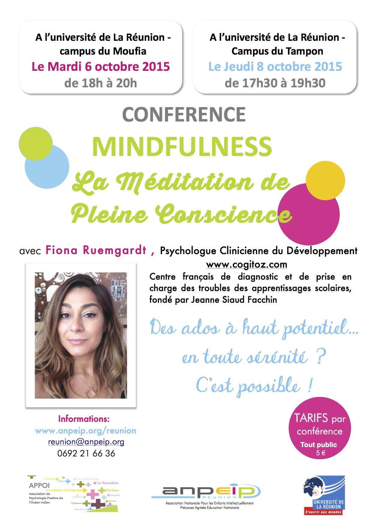 Conférence Mindfulness : "La méditation de pleine conscience"
