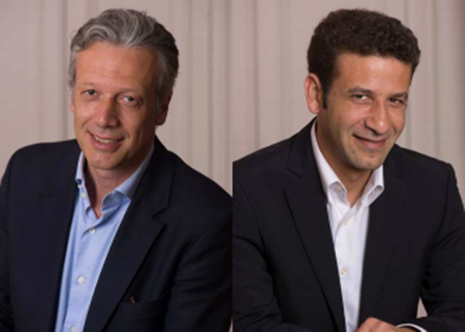 Cofondateurs et développeurs, le financier Hugues le Bret et   l'ingénieur en électronique Ryad Boulanouar