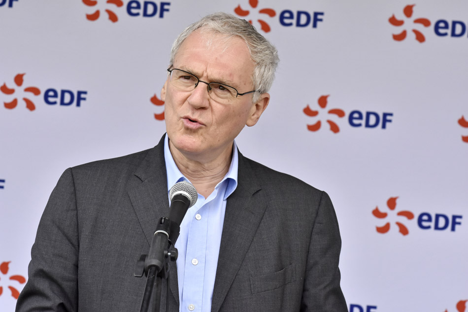 Jean-Bernard Lévy, le pdg d'EDF en visite à La Réunion (photos Pierre Marchal/AnakaoPress)
