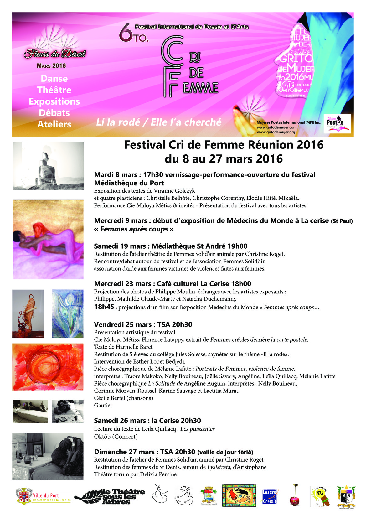 Festival Cri de Femme Réunion 2016