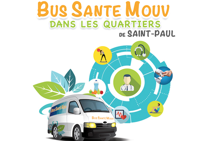 Opération "Bus Santé Mouv’" à Plateau Caillou