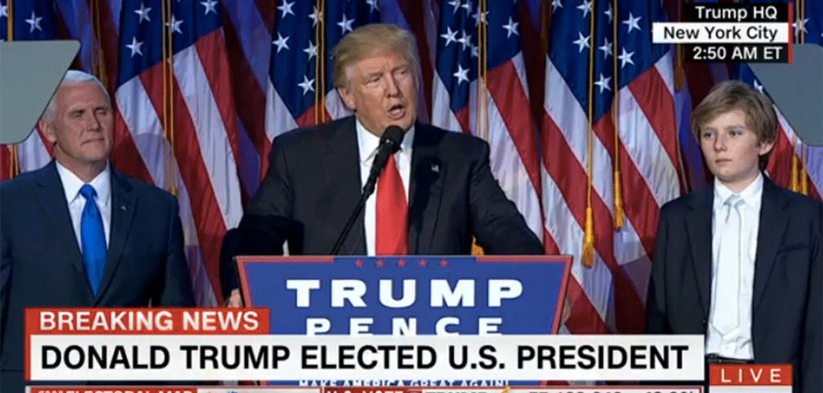 Donald Trump devient le 45e président des États-Unis