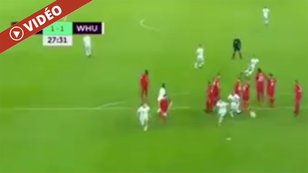 [Vidéo] Le magnifique coup franc de Dimitri Payet pour West Ham