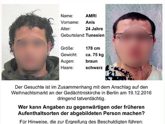 Attentat à Berlin: Le suspect Anis Amri abattu en Italie