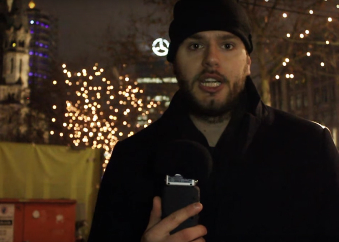 [Vidéo] Berlin: "Toi le petit merdeux qui était au volant": Un berlinois s'adresse à l'auteur de l'attentat
