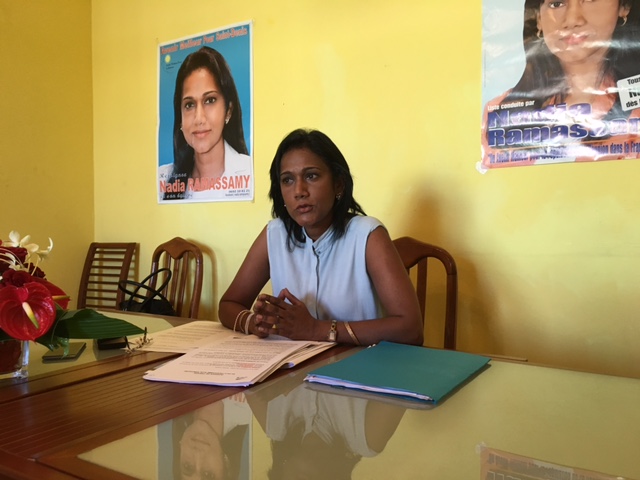 Nadia Ramassamy candidate aux législatives: "Mon parti, c’est la population réunionnaise"
