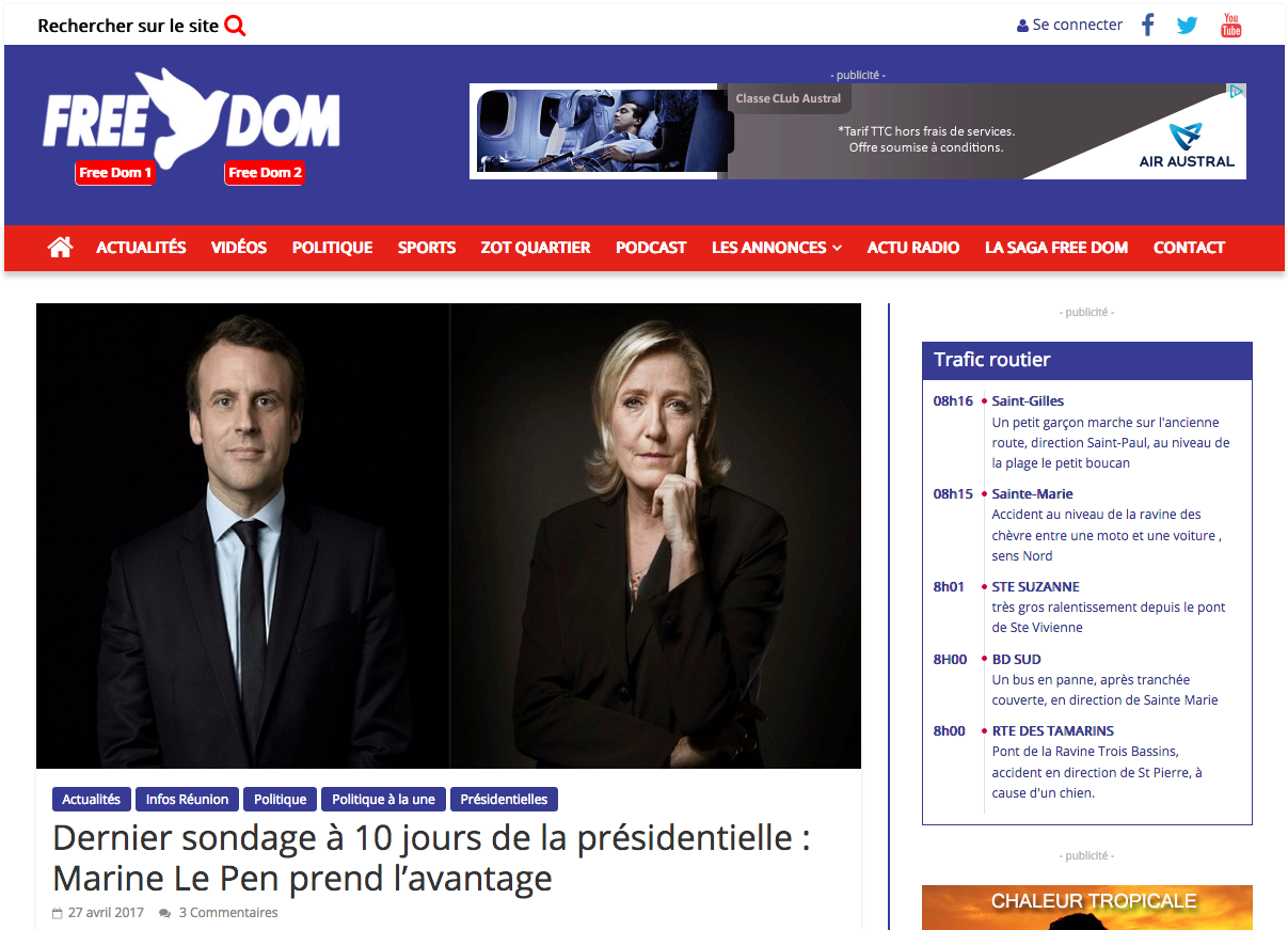 Quand Camille Sudre et Freedom roulent pour Marine Le Pen