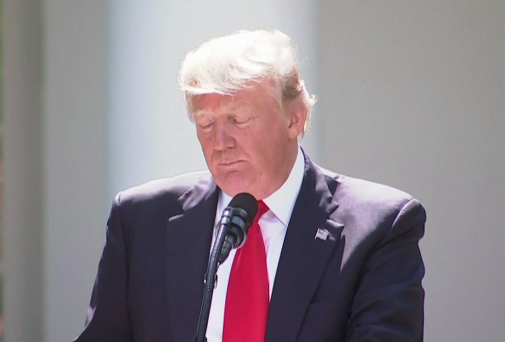 [VIDEO] Accord sur le climat : Donald Trump annonce le retrait des États-Unis