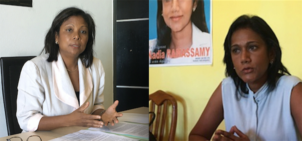 6e circonscription: Monique Orphé vs Nadia Ramassamy