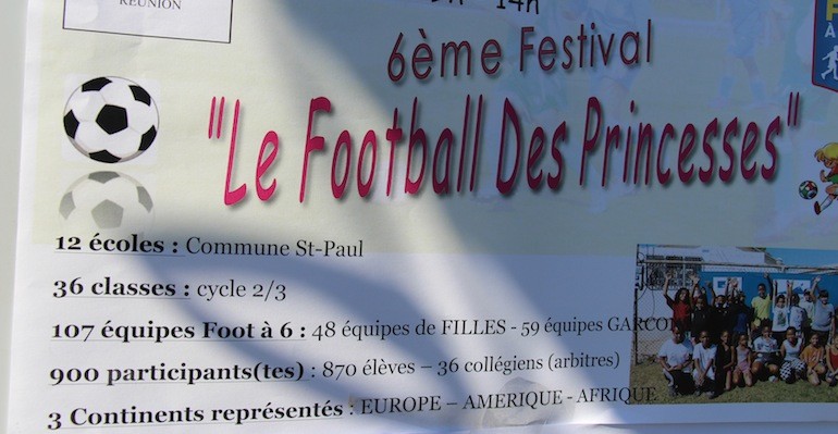 6ème édition du "Football des Princesses" à La Saline-les-Bains