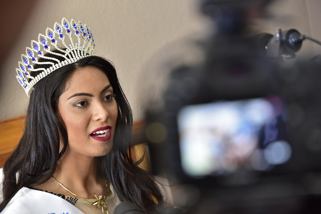 Les premiers pas de notre Miss Réunion 2017, Audrey Chane Pao Kan