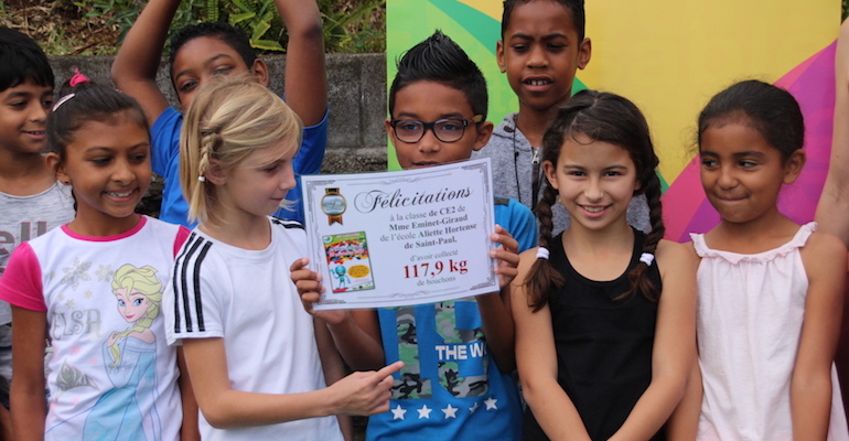 L’école Aliette Hortense décroche la 2ème place du concours Bouchons