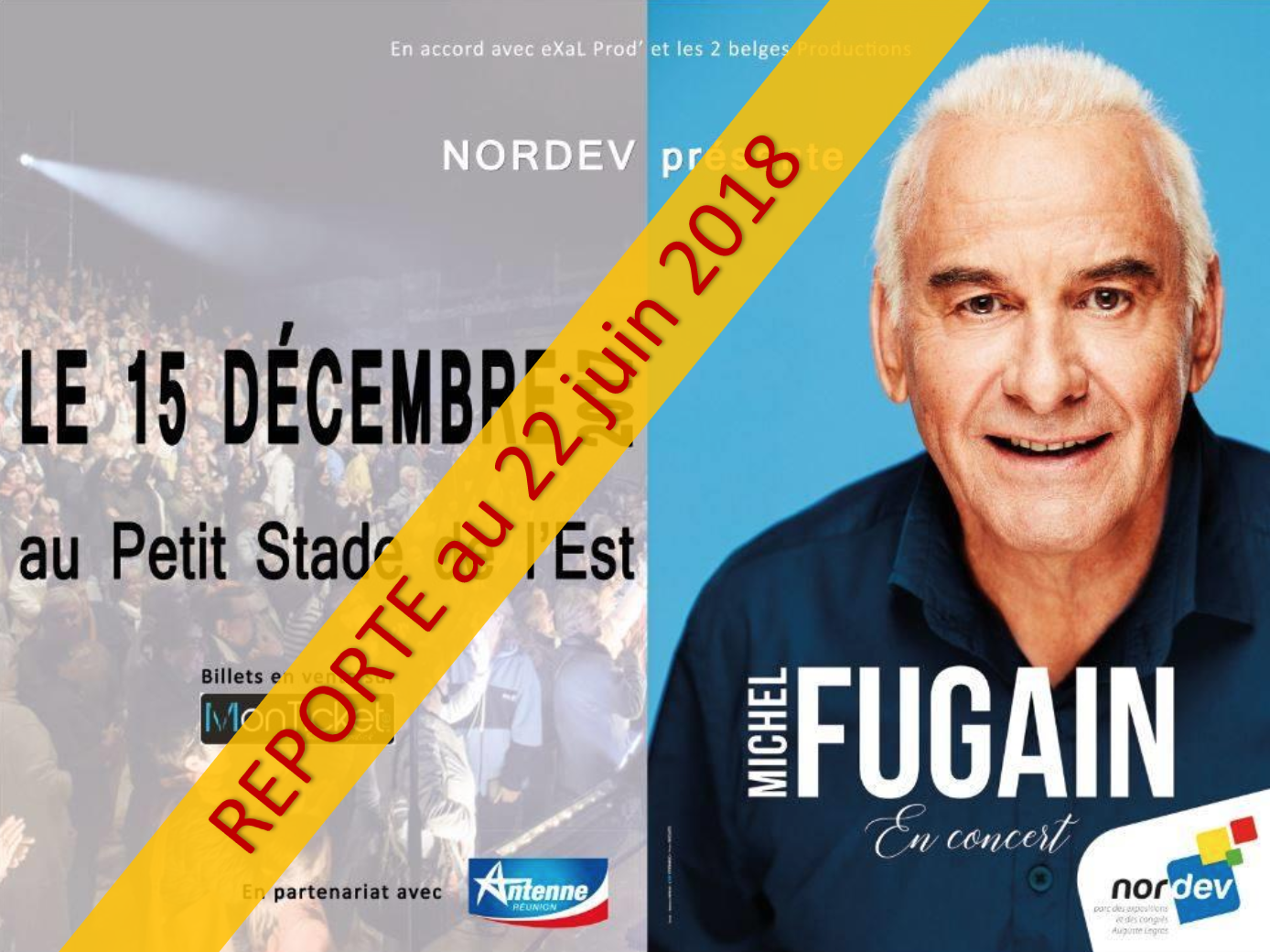 Décès de Johnny : Le concert de Michel Fugain au Petit stade de l'Est reporté en juin 2018