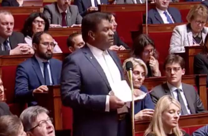 Capture d'écran Vidéo Assemblée nationale