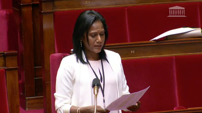 Nadia Ramassamy interpelle la ministre sur la politique économique dans les territoires ultramarins