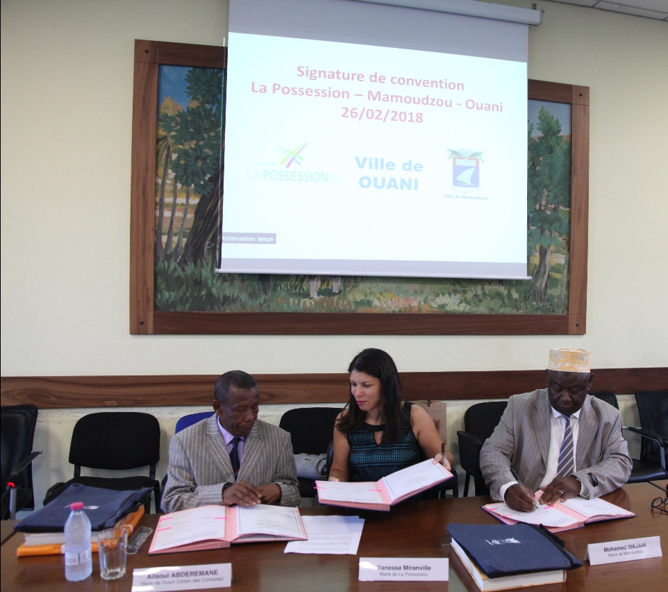 La ville de La Possession signe "​un partenariat historique" avec Mayotte et les Comores