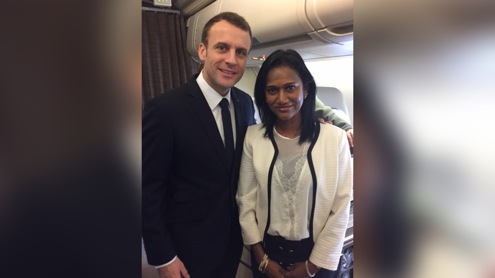 Visite d'Emmanuel Macron en Inde : Nadia Ramassamy dans la délégation française 