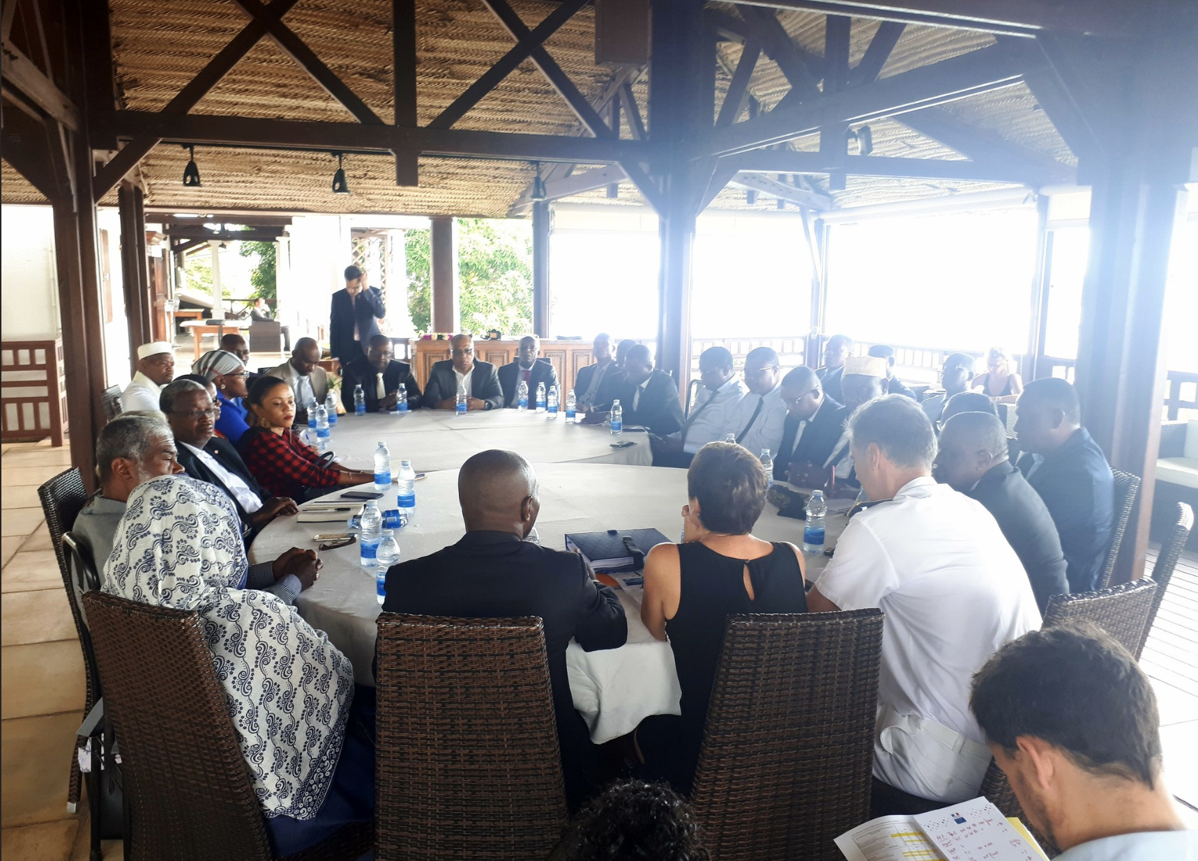 Annick Girardin rencontre les élus de Mayotte