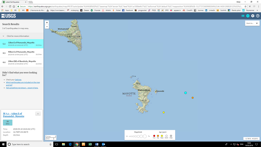 Mayotte secouée par une centaine de micro-séismes