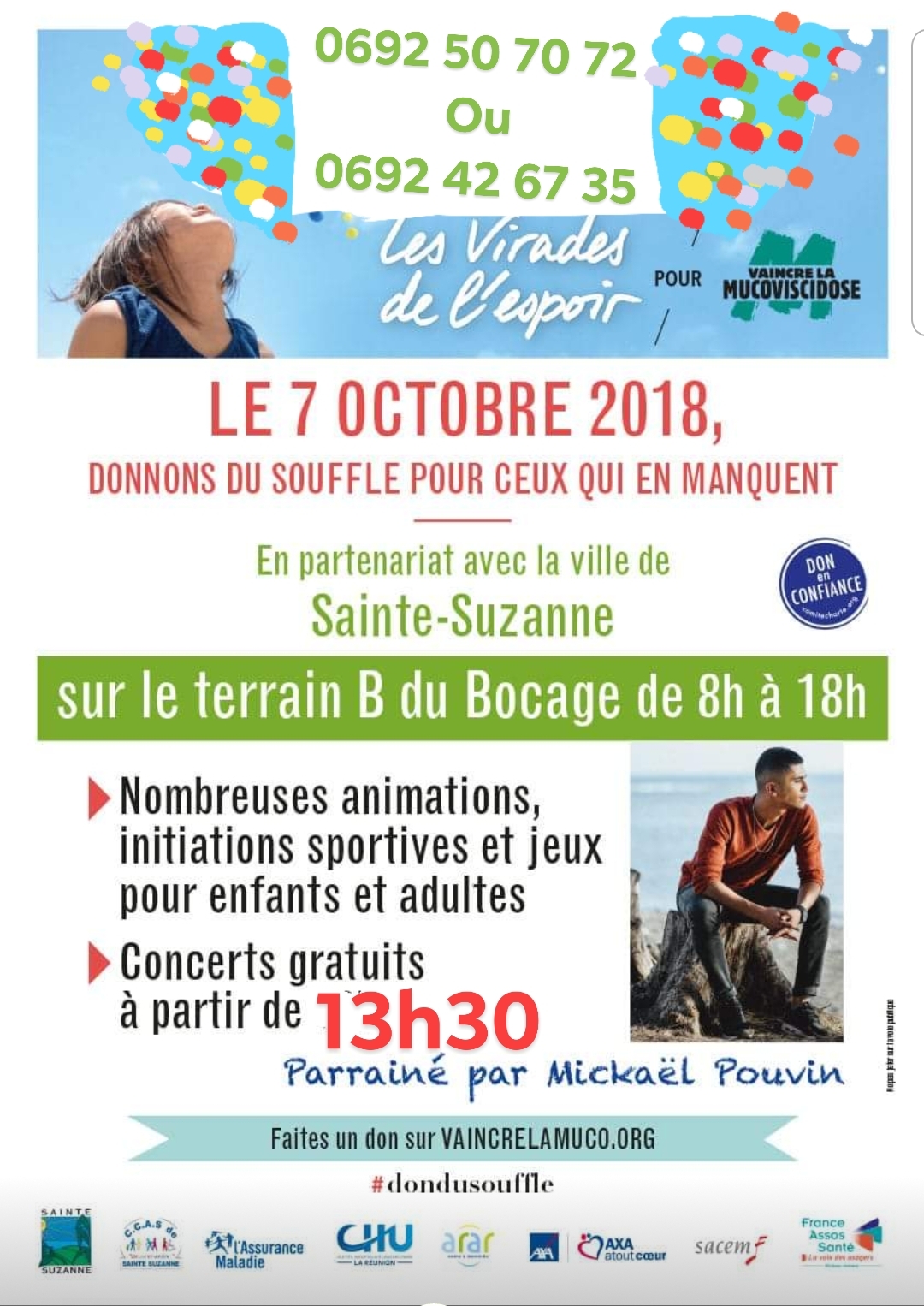 Semaine de lutte contre la mucoviscidose : Evénement ce dimanche au Bocage Sainte-Suzanne